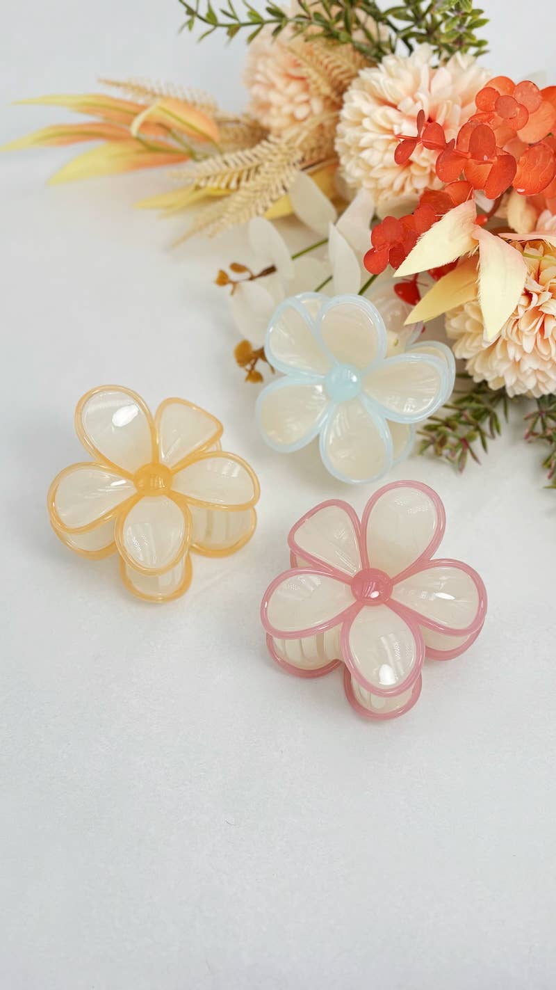 YH30K flower hair clip