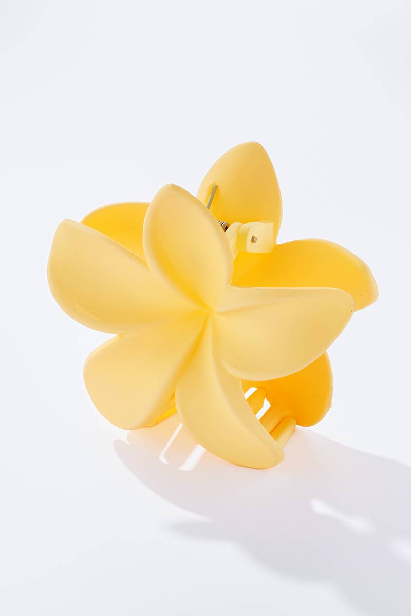 Matte flower hair claw YH52