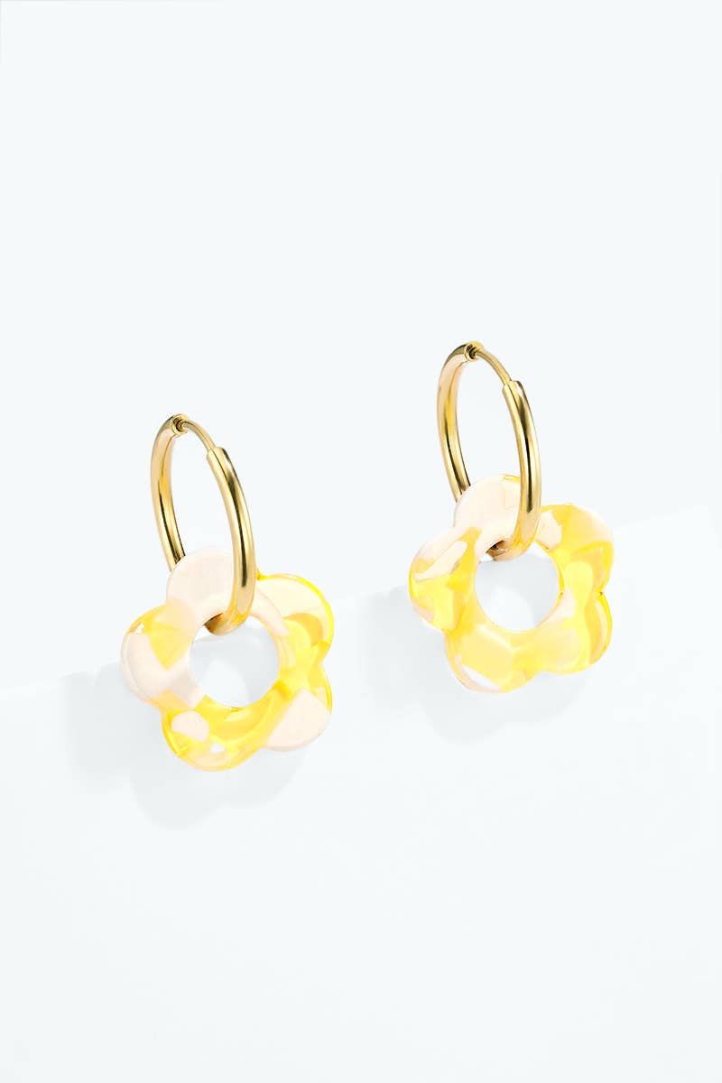 Boucles d'oreille en acier inoxydable 124RX361