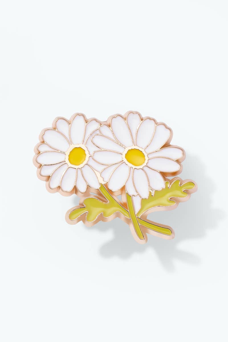 Pin's en résine Fleurs 3cm BHY120XC