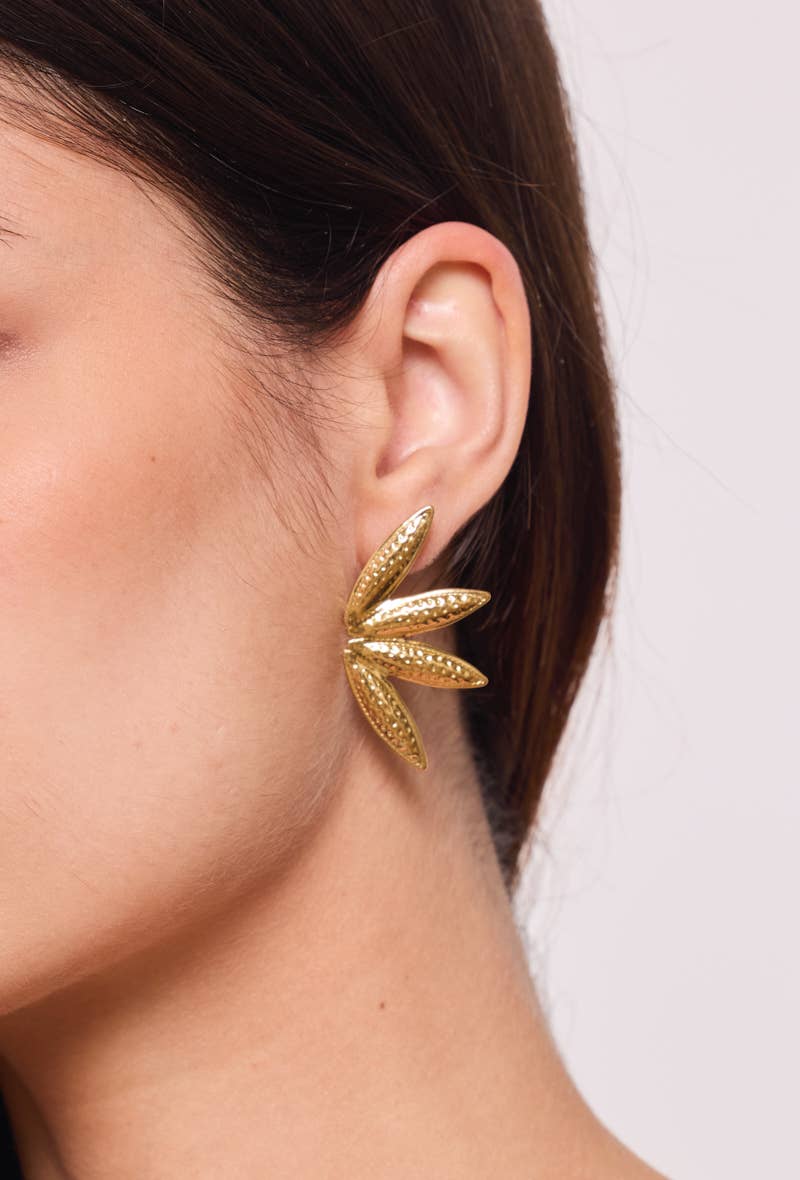 Boucles d'oreilles en acier inoxydable 124RX122