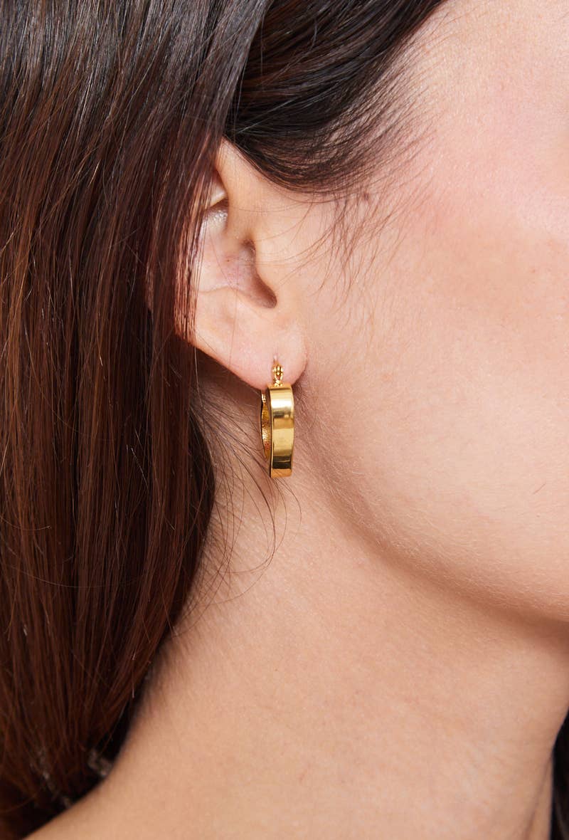 Boucles d'oreilles en acier inoxydable 124RX78