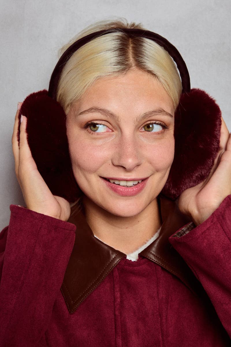 Faux fur earmuffs CC05