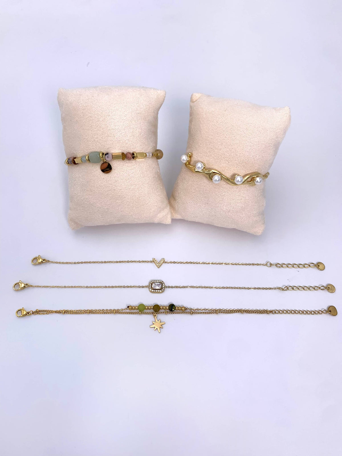Set de bracelets en acier inoxydable SET40