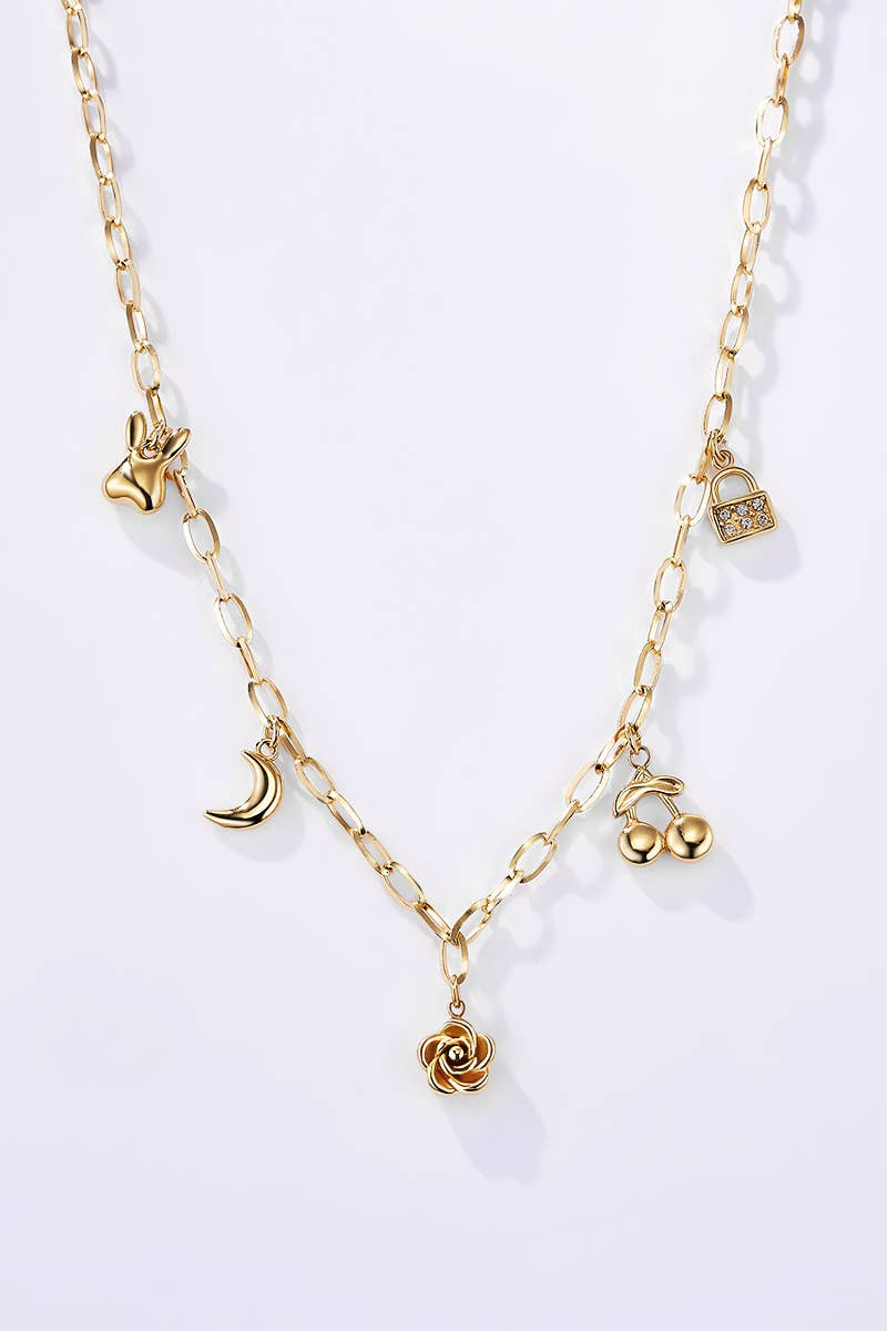224AQ204 stainless steel necklaces