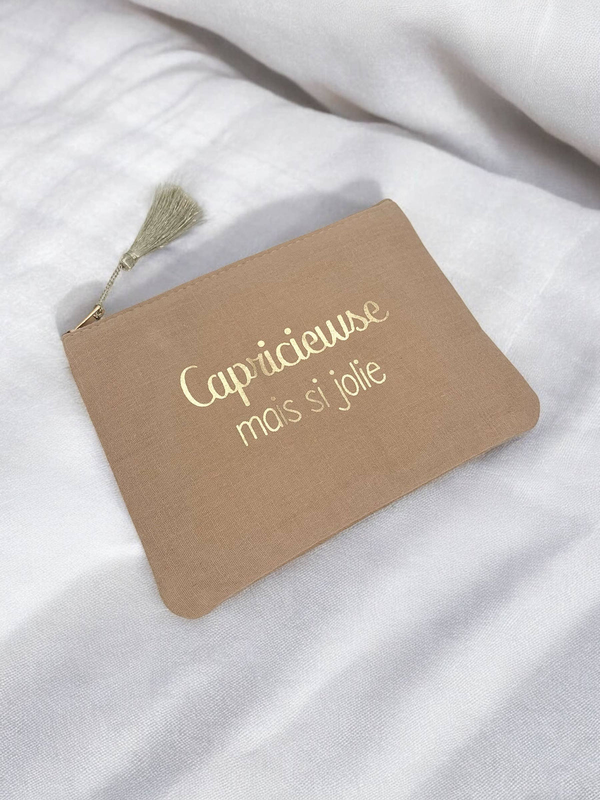 Makeup bag with inscription 20x15cm CY06