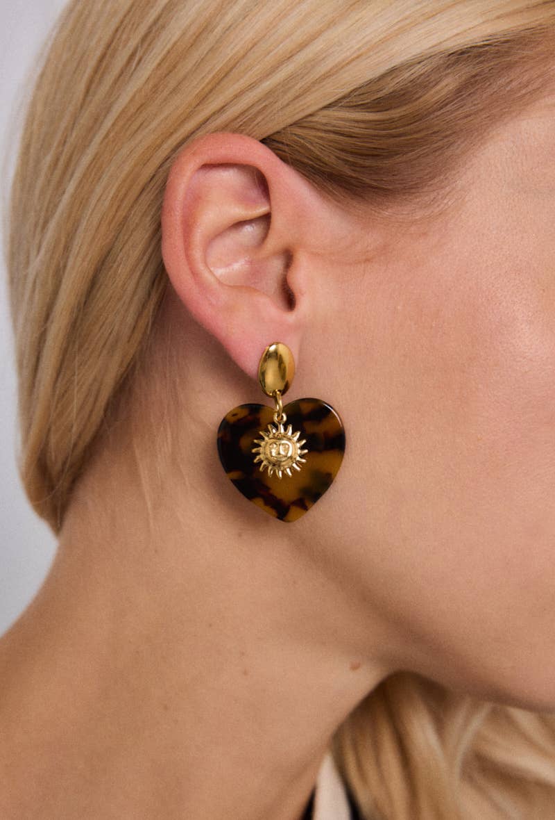 Boucles d'oreille en acier inoxydable 124RX185