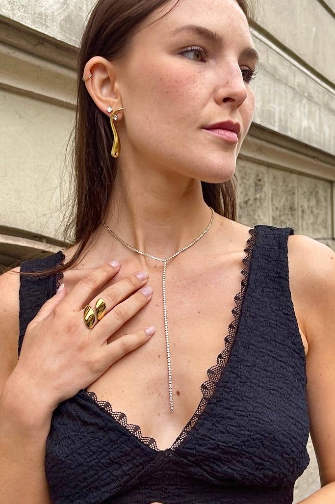 Stainless steel necklace 224AQ161