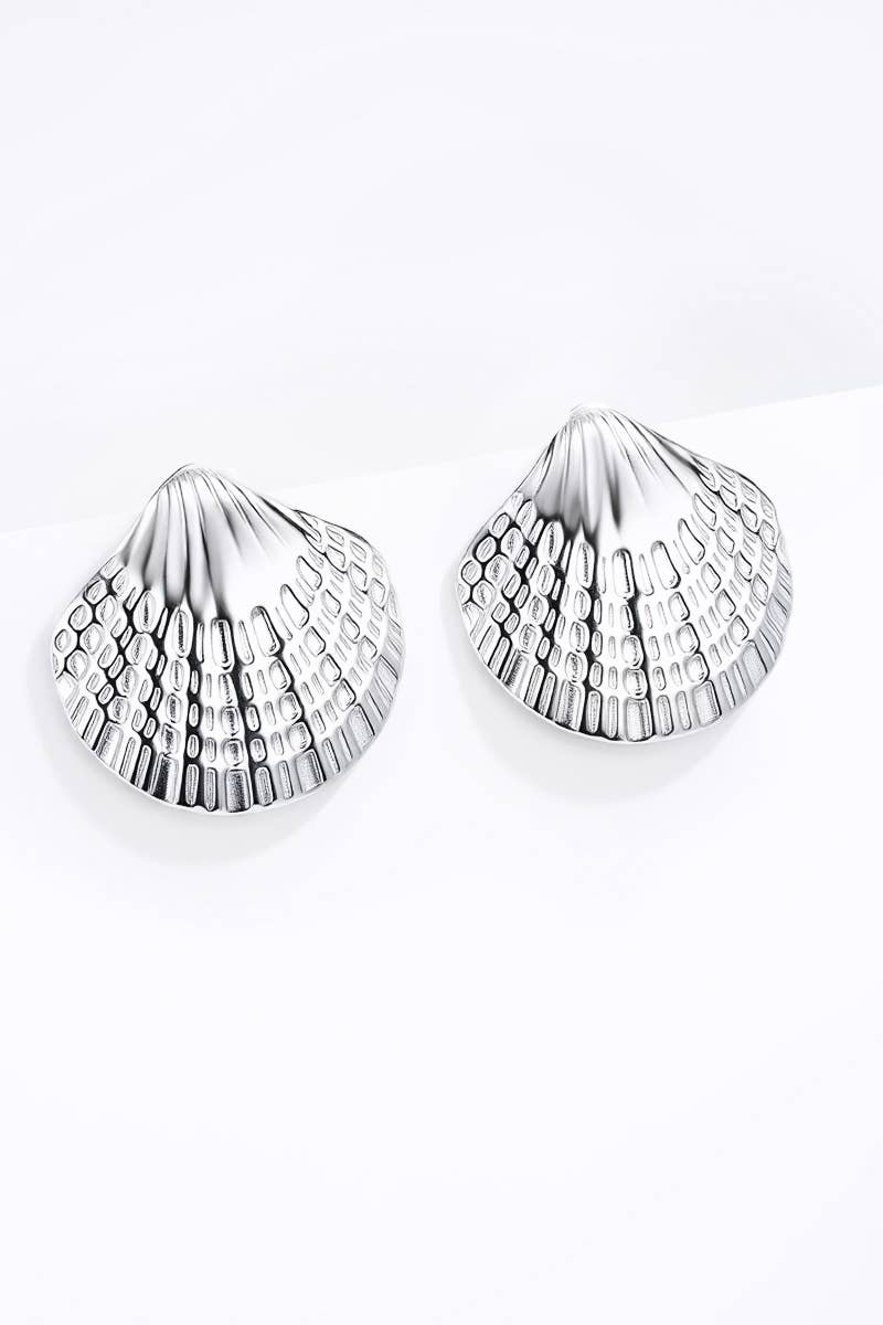 Boucles d'oreille en acier inoxydable 124AQ381