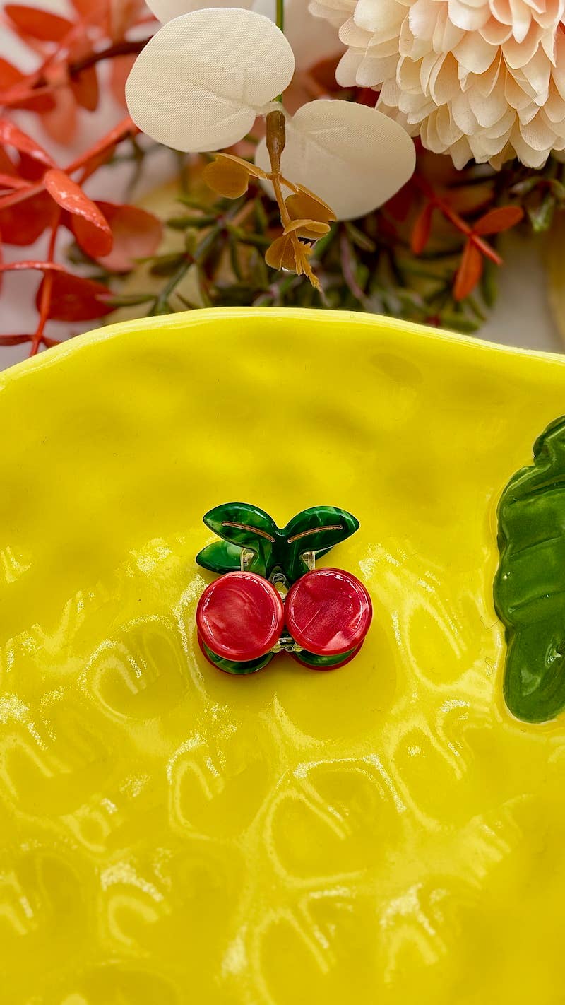 3cm fruit mini hair clip YH41