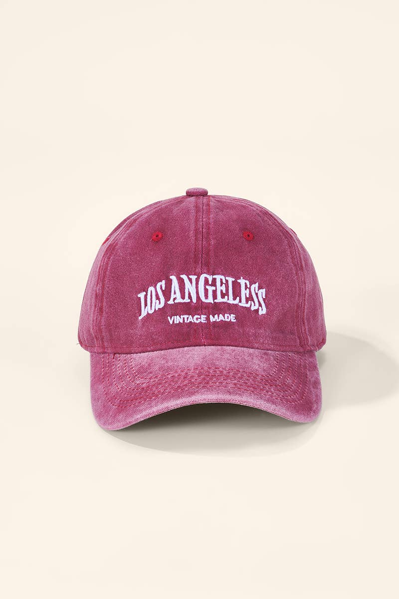 Casquette brodée Los Angeles délavée MJ327HK