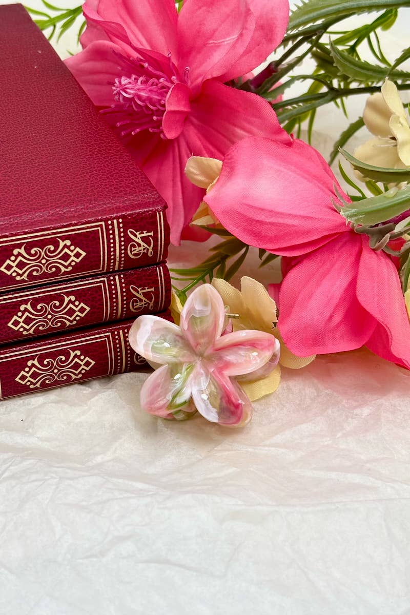 4cm flower mini hair claw YH38