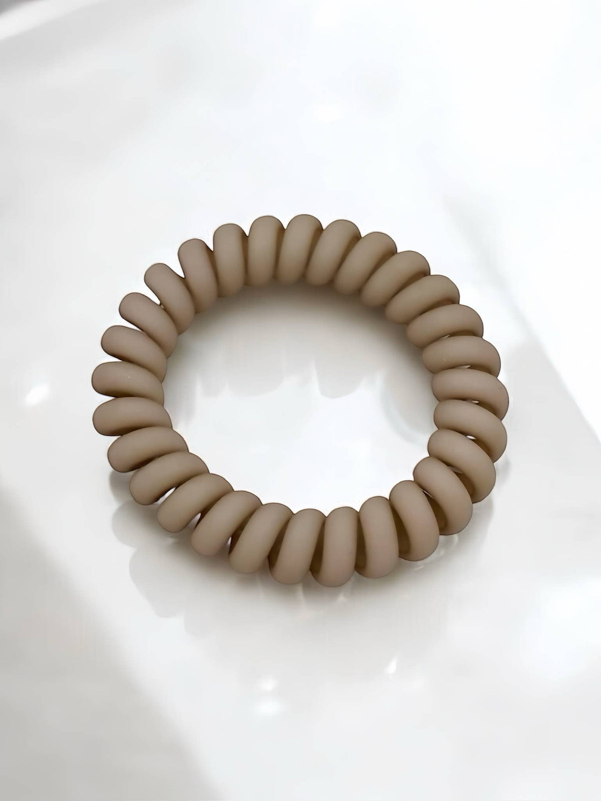 Chouchou élastique en spirale mat JD02