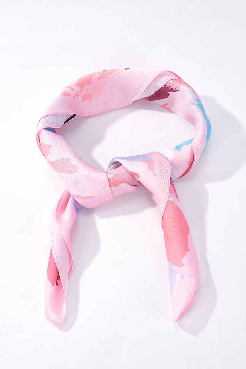 Patterned scarf 65 X 65 CM FL355DF