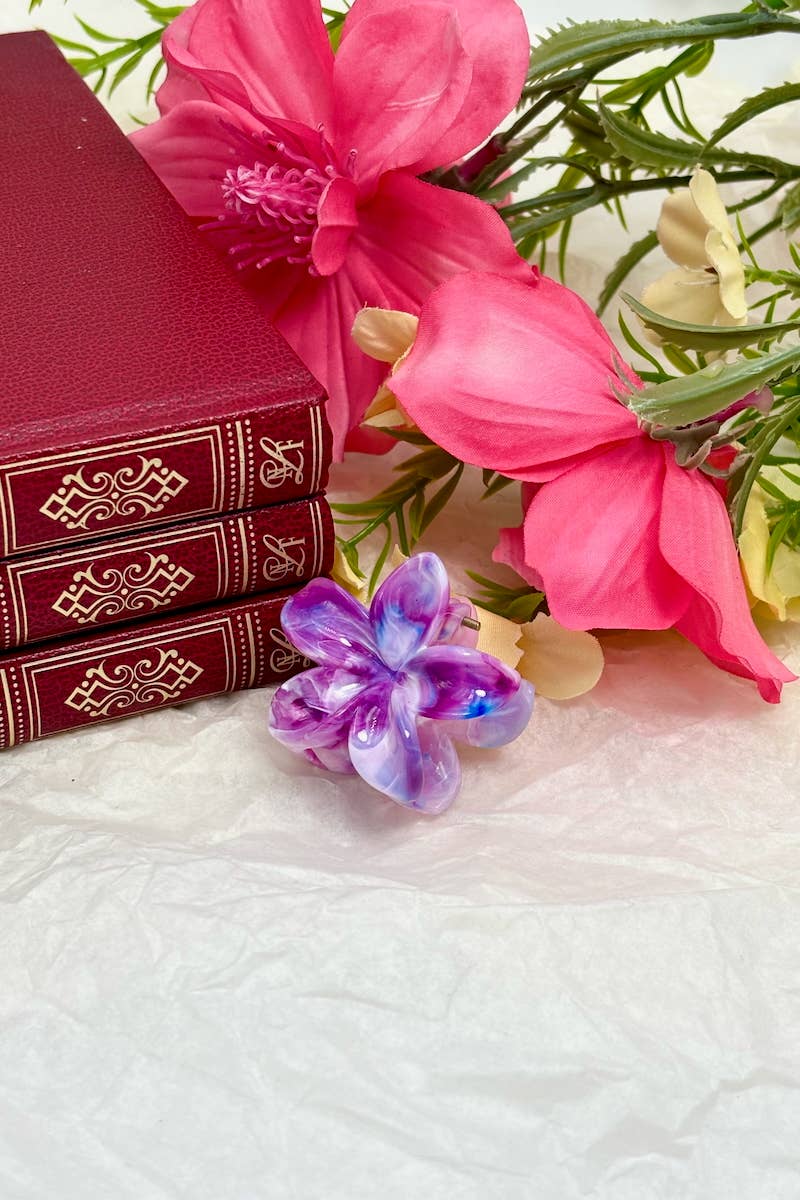 4cm flower mini hair claw YH38
