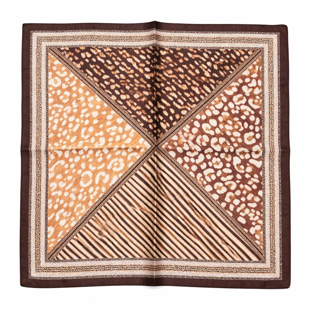 Patterned scarf 65 X 65 CM FL351DF