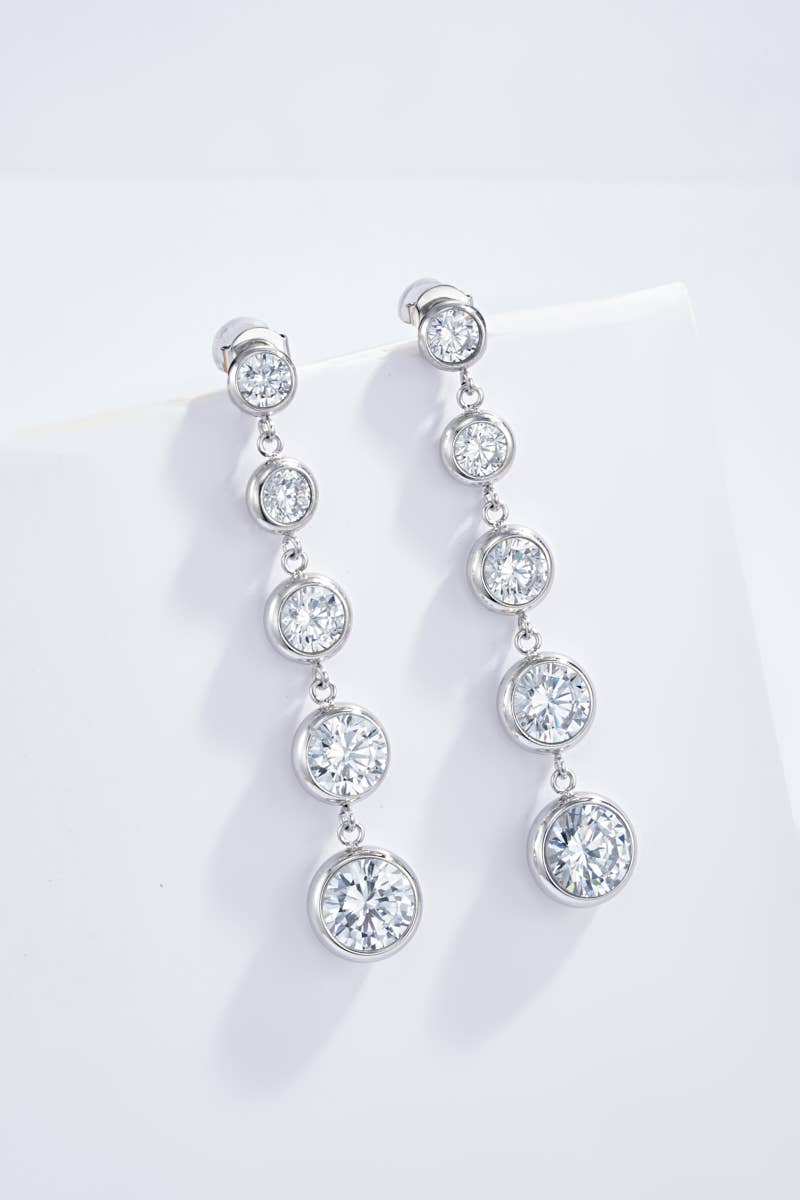 Boucles d'oreille en acier inoxydable 124AQ351