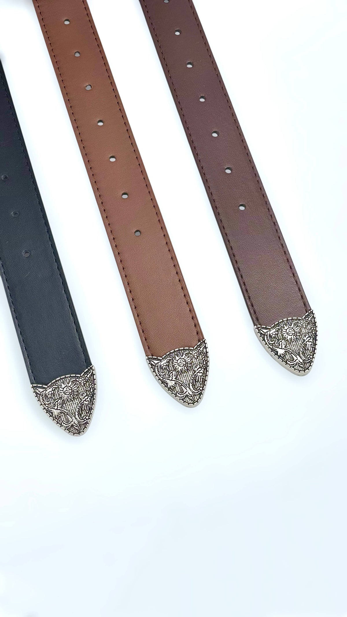 CT10 faux leather belt