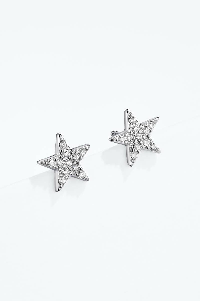 Piercings étoile pavée en acier inoxydable 124AQ826