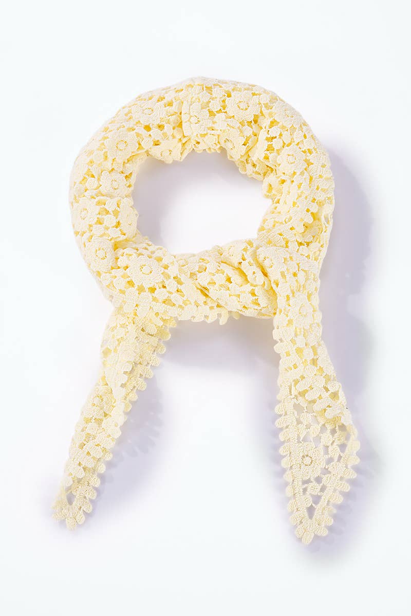 Foulard en dentelle de coton FL532
