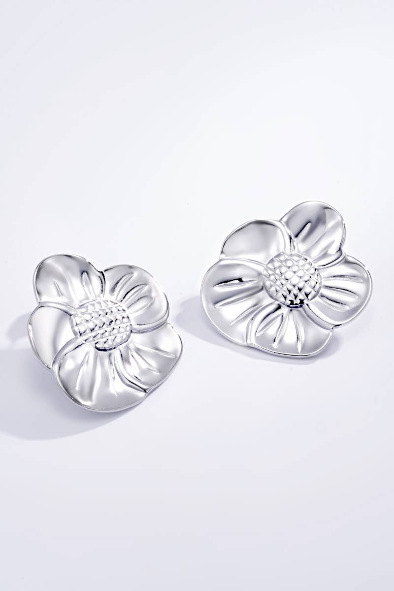 Boucles d'oreilles en acier inoxydable 124YC22