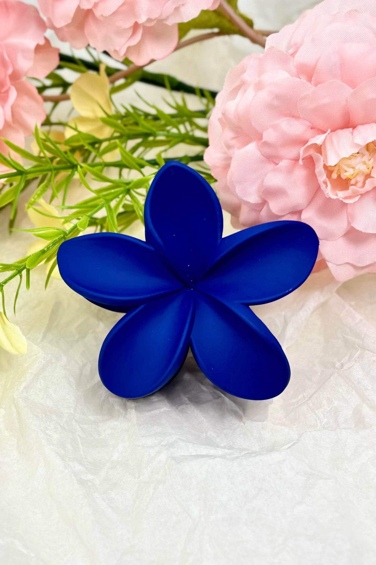 Matte flower hair claw YH52