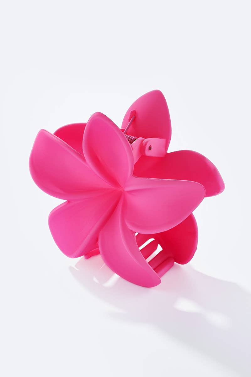 Matte flower hair claw YH52