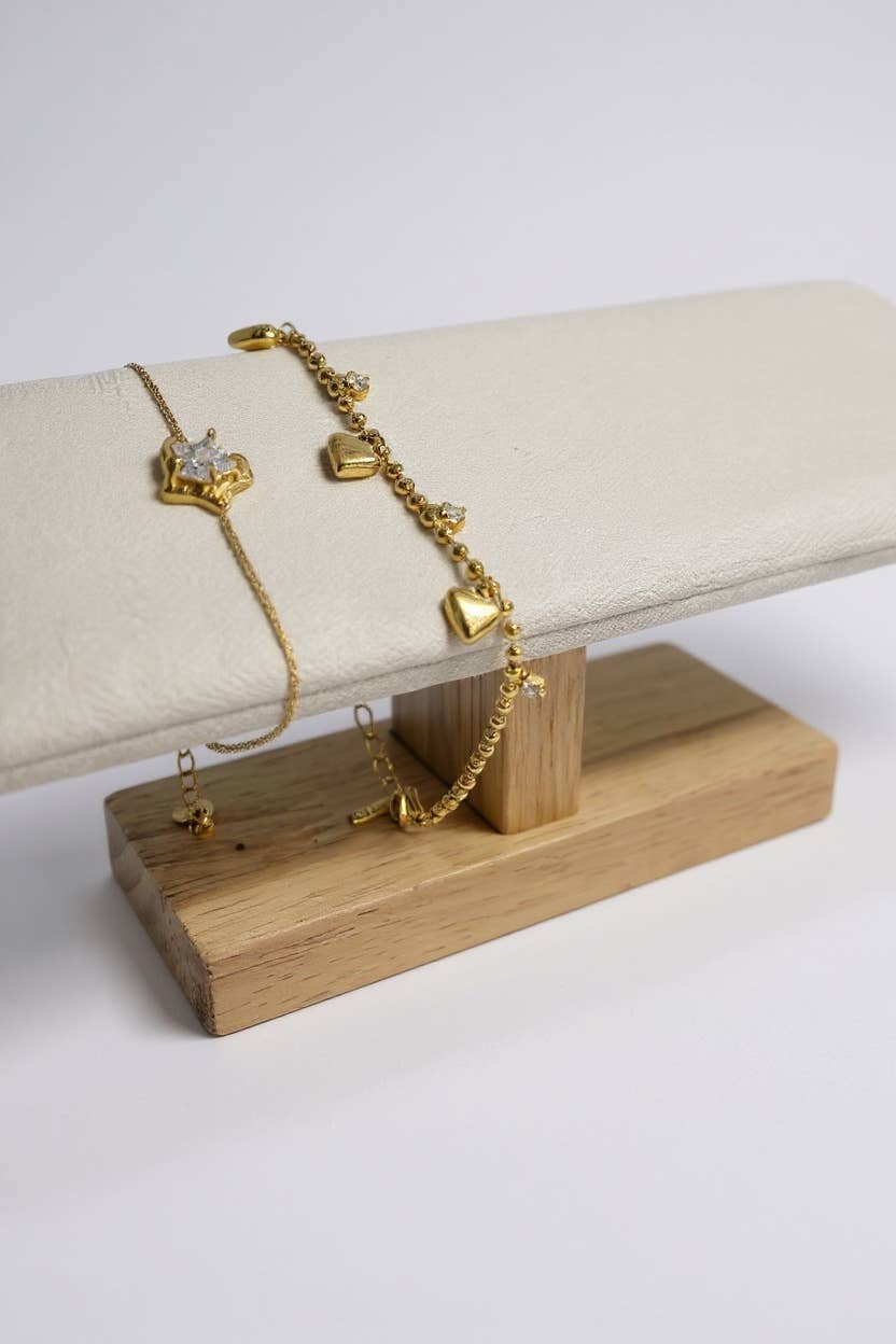 Présentoir à bracelets en bois RY37