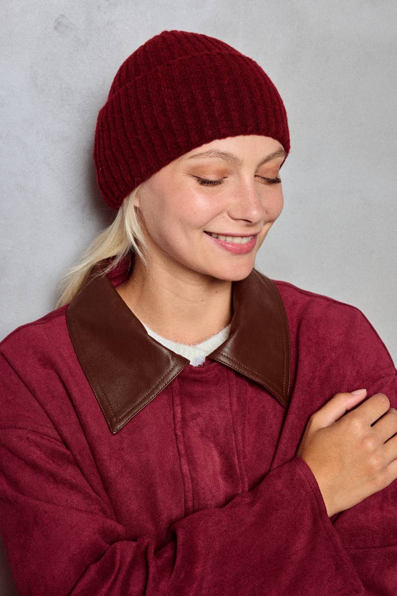 MJ201SD solid color beanie