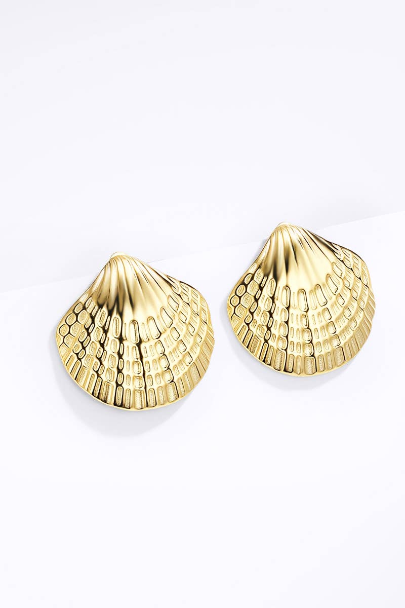 Boucles d'oreille en acier inoxydable 124AQ381