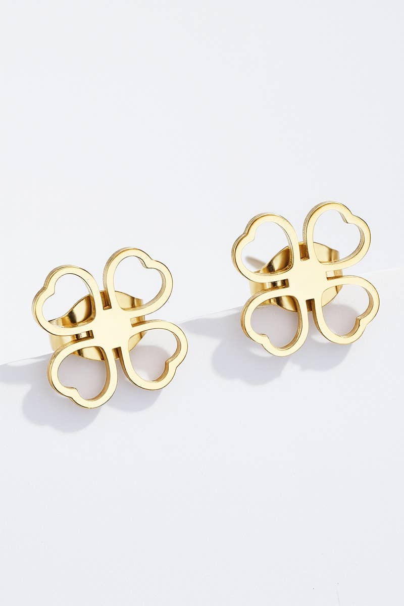 Boucles d'oreille en acier inoxydable 124RX141