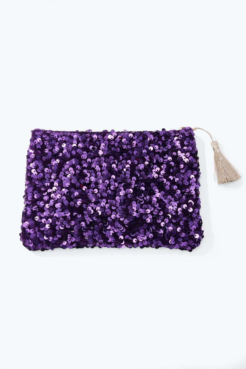Sequin makeup bag CY46