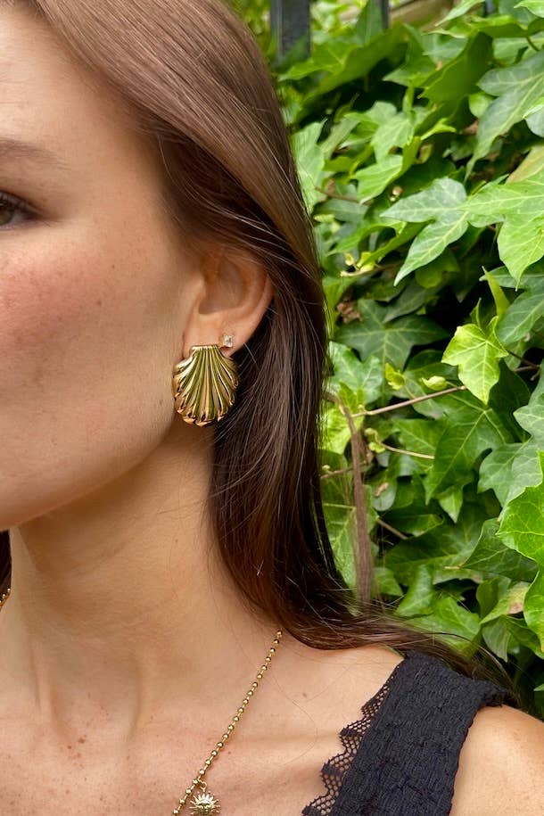 Boucles d'oreilles en acier inoxydable 124AQ423