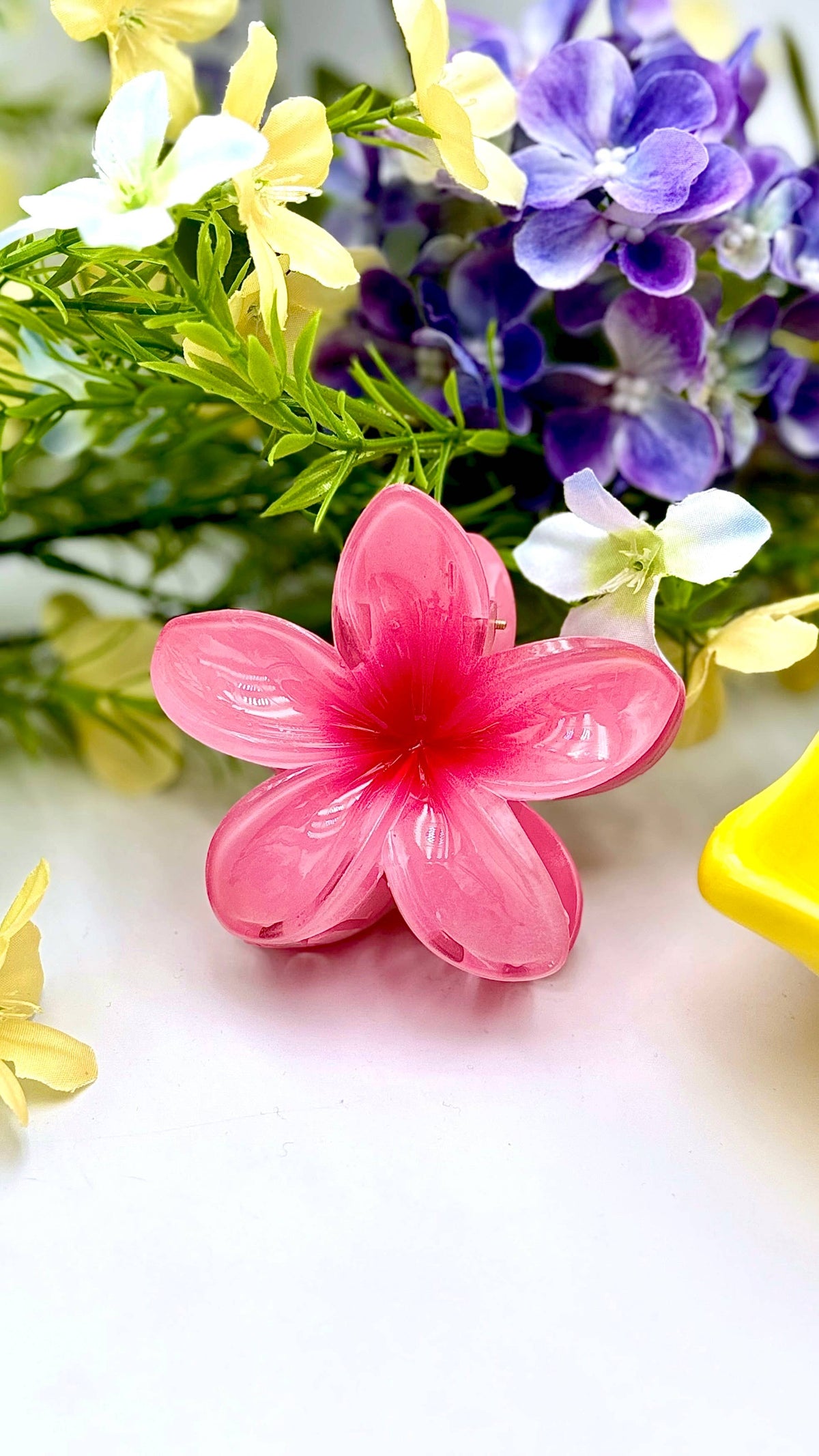 YH34 flower hair clip