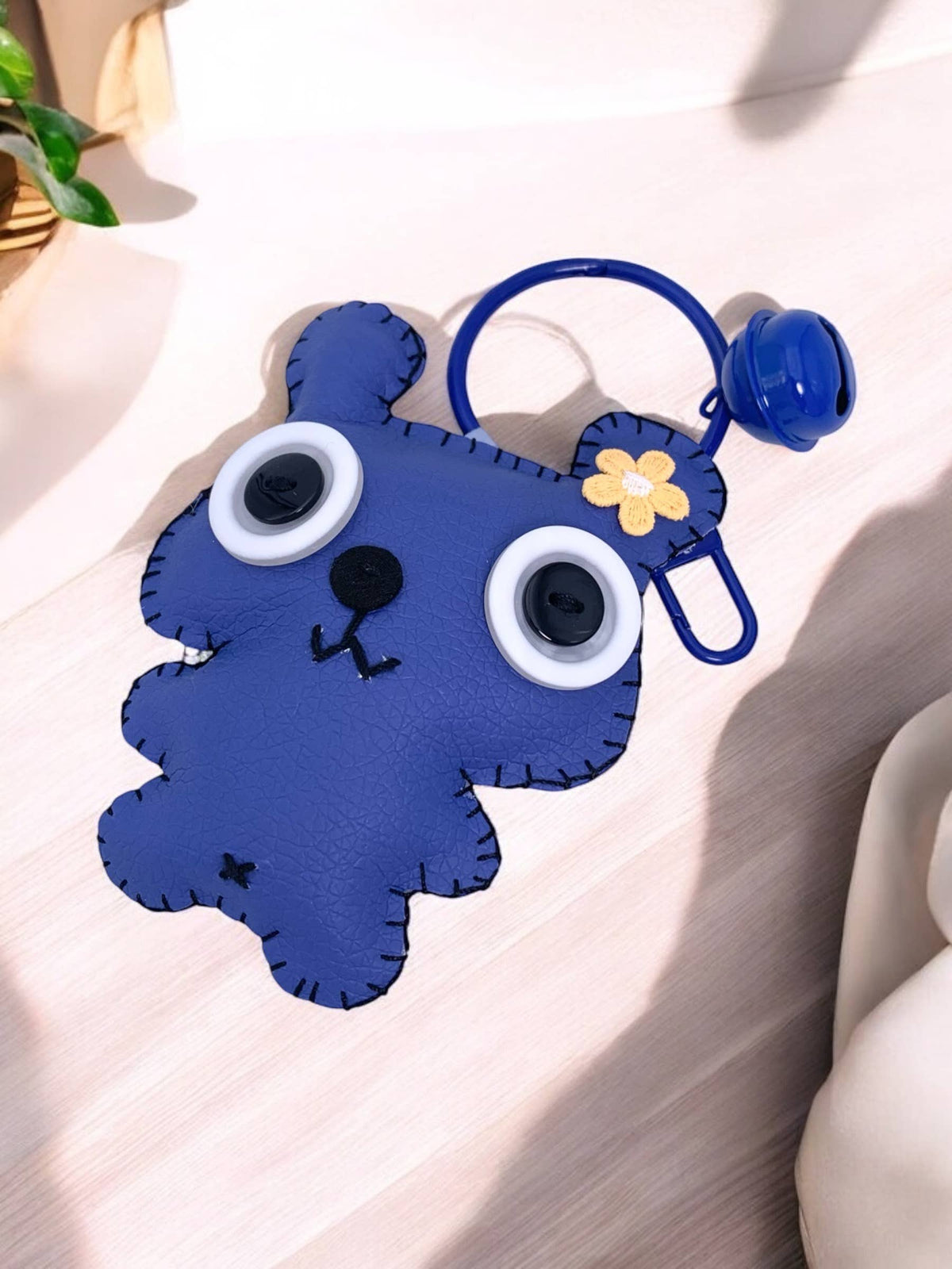 Porte-clé peluche avec clochette JSG24