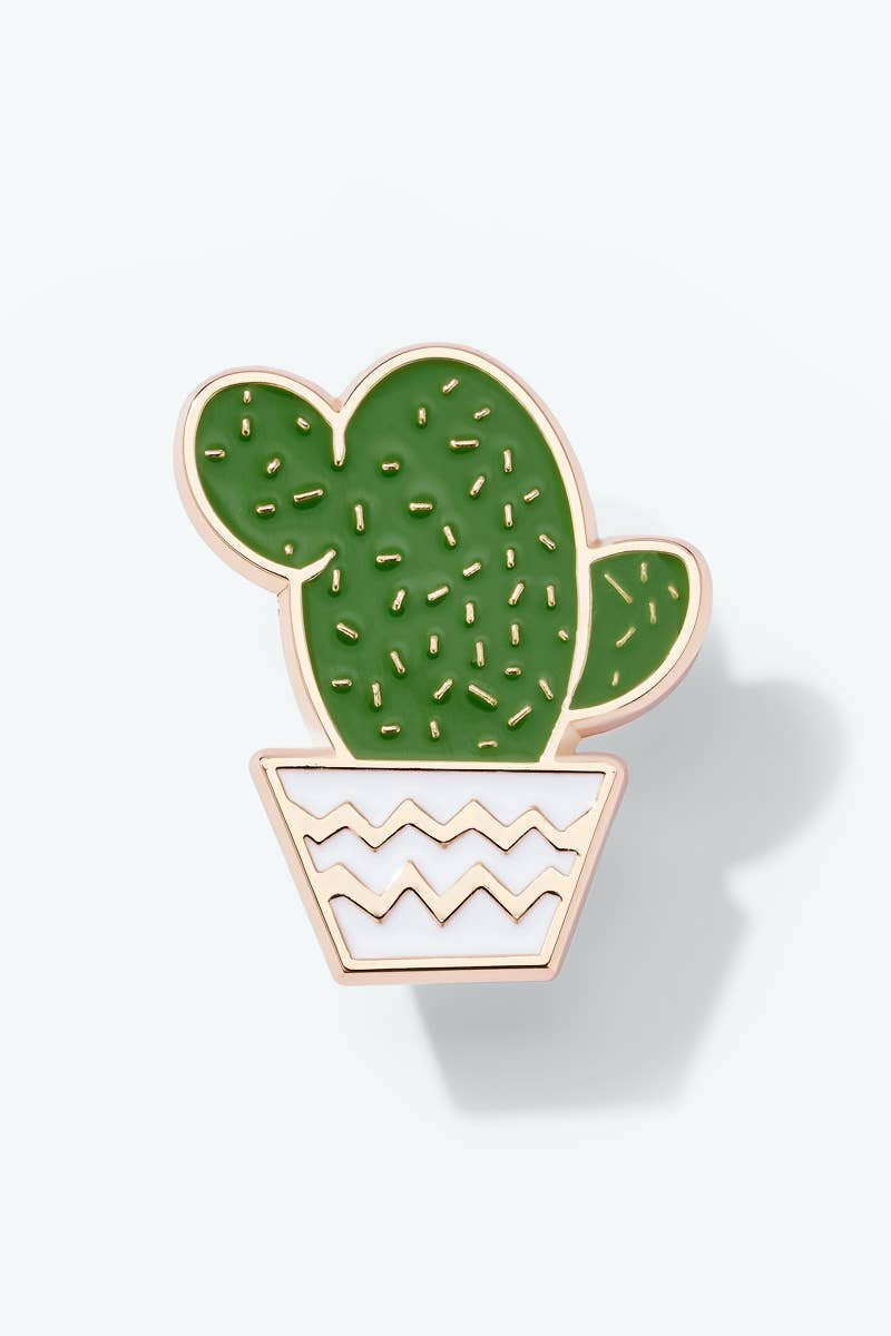 3cm Resin Cactus Pin BHY127XC