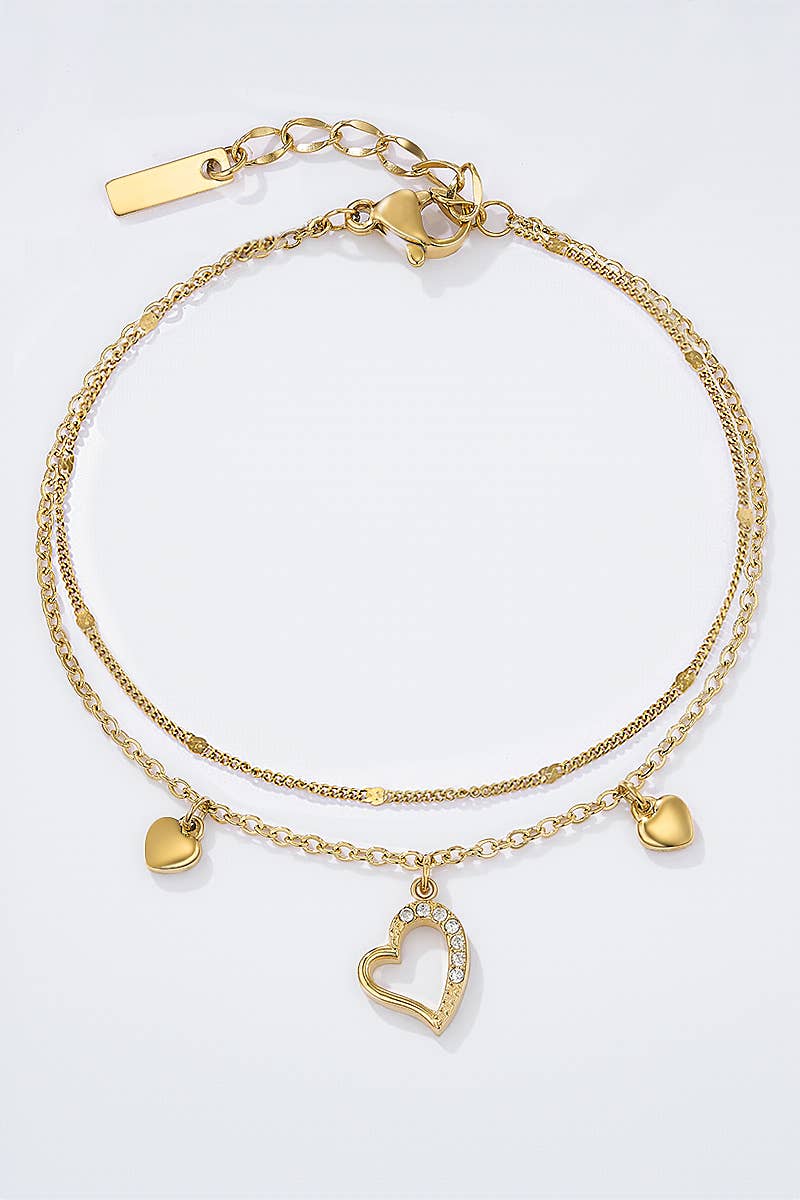Stainless steel bracelet 324AQ320
