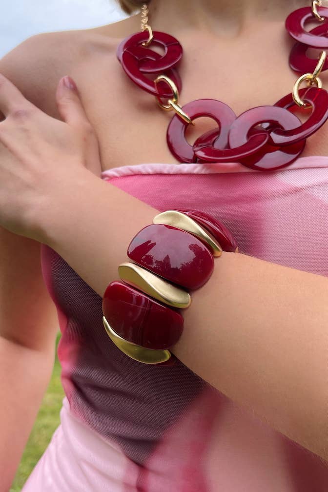 3WY01 resin bracelet
