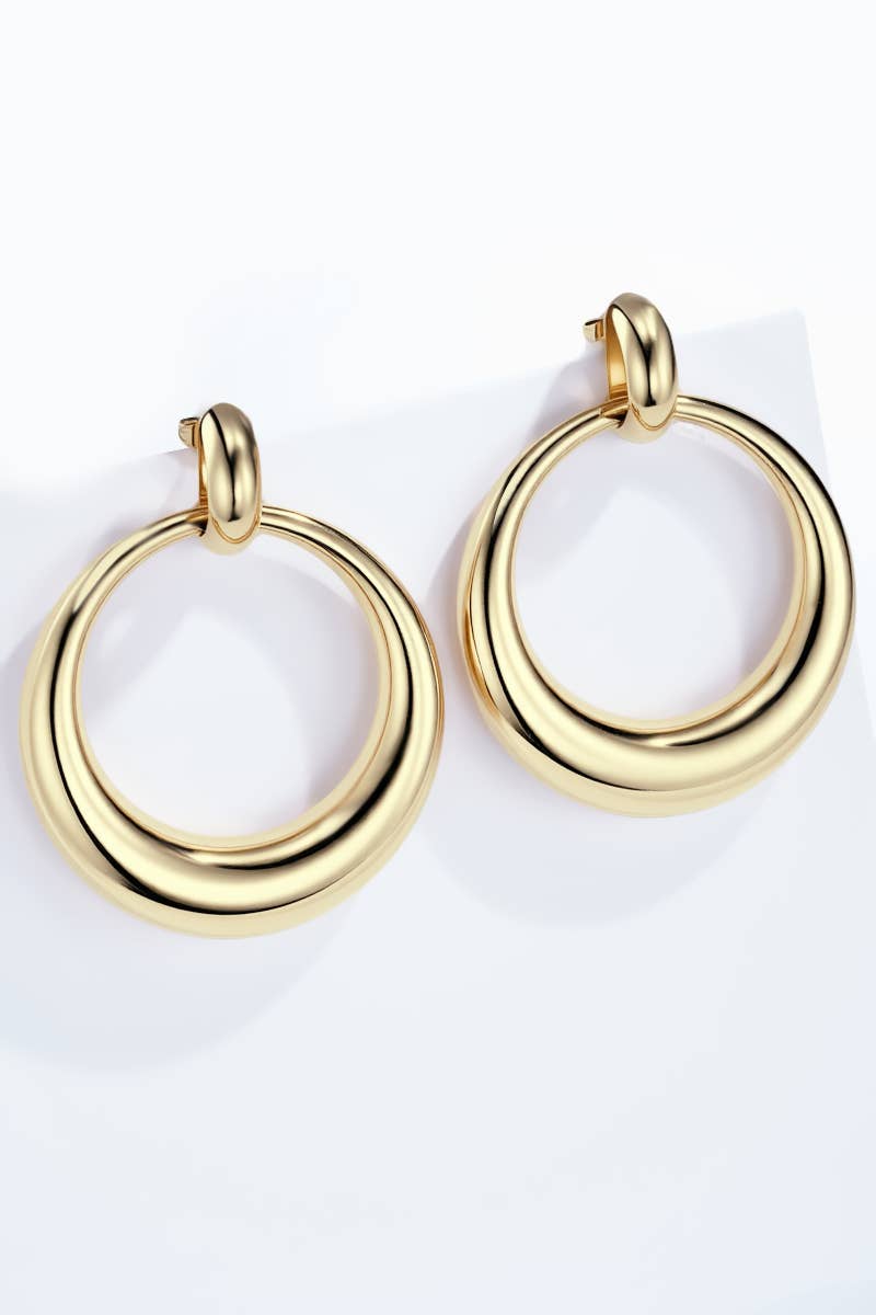 Stainless steel earrings 124RX116