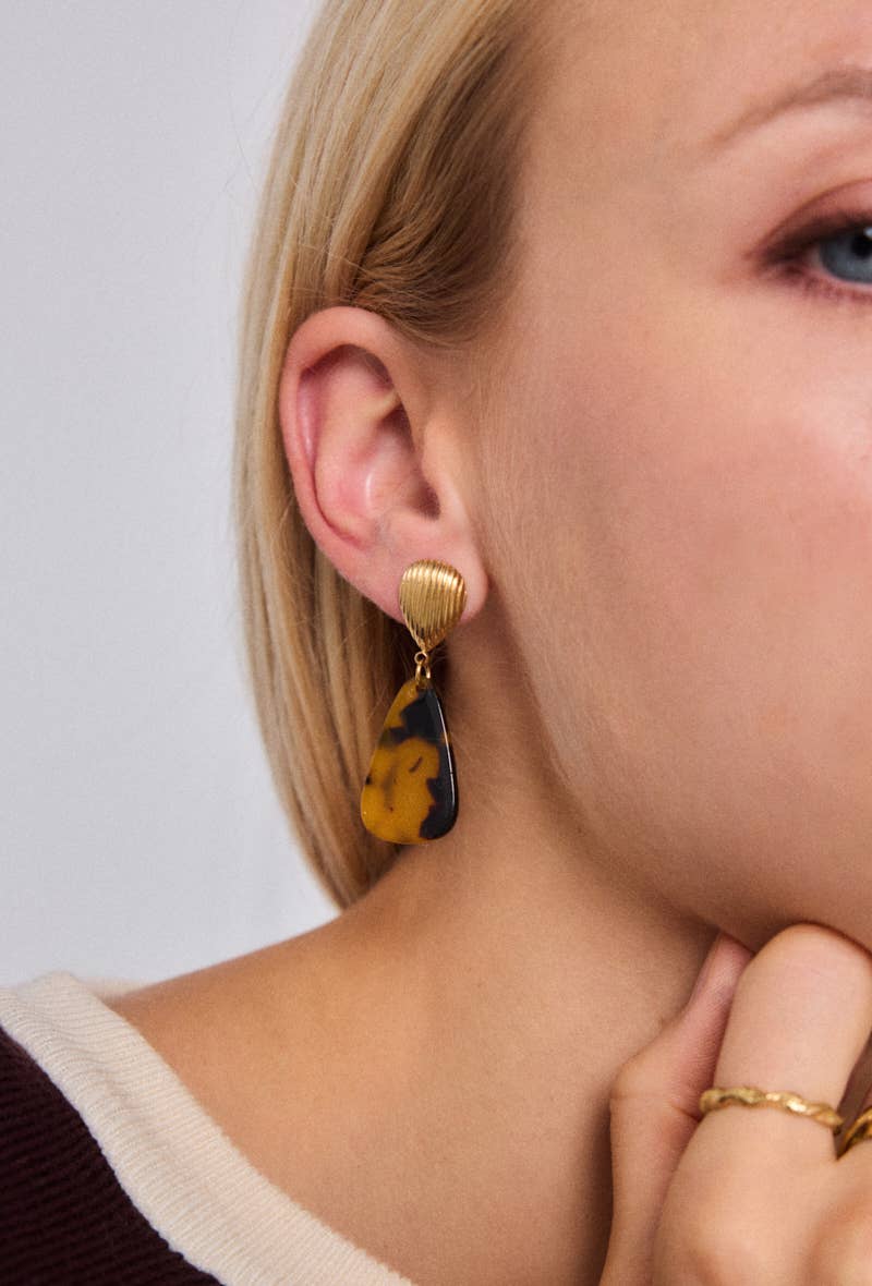 Stainless steel earrings 124RX183