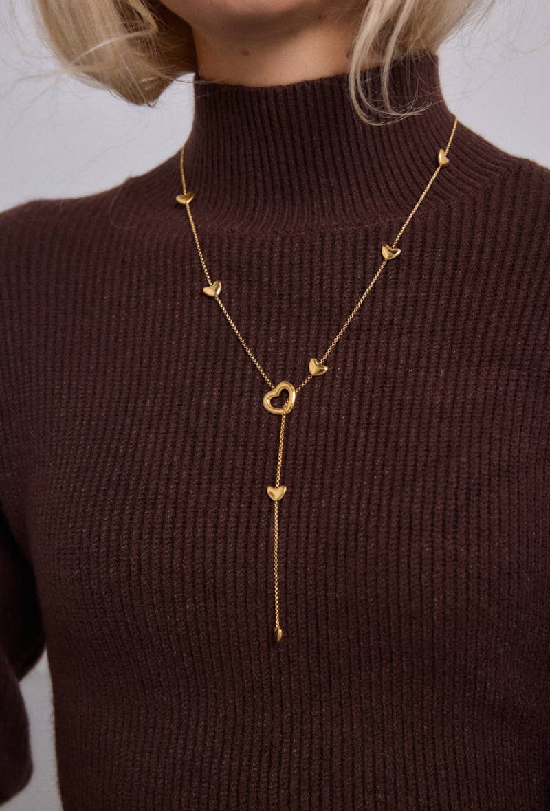 Stainless steel necklace 224AQ185