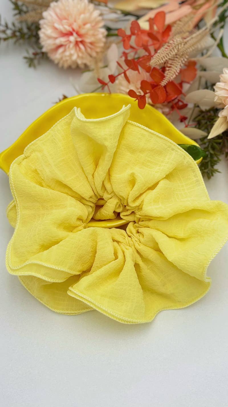 Ruffled scrunchie 20cm FQ41