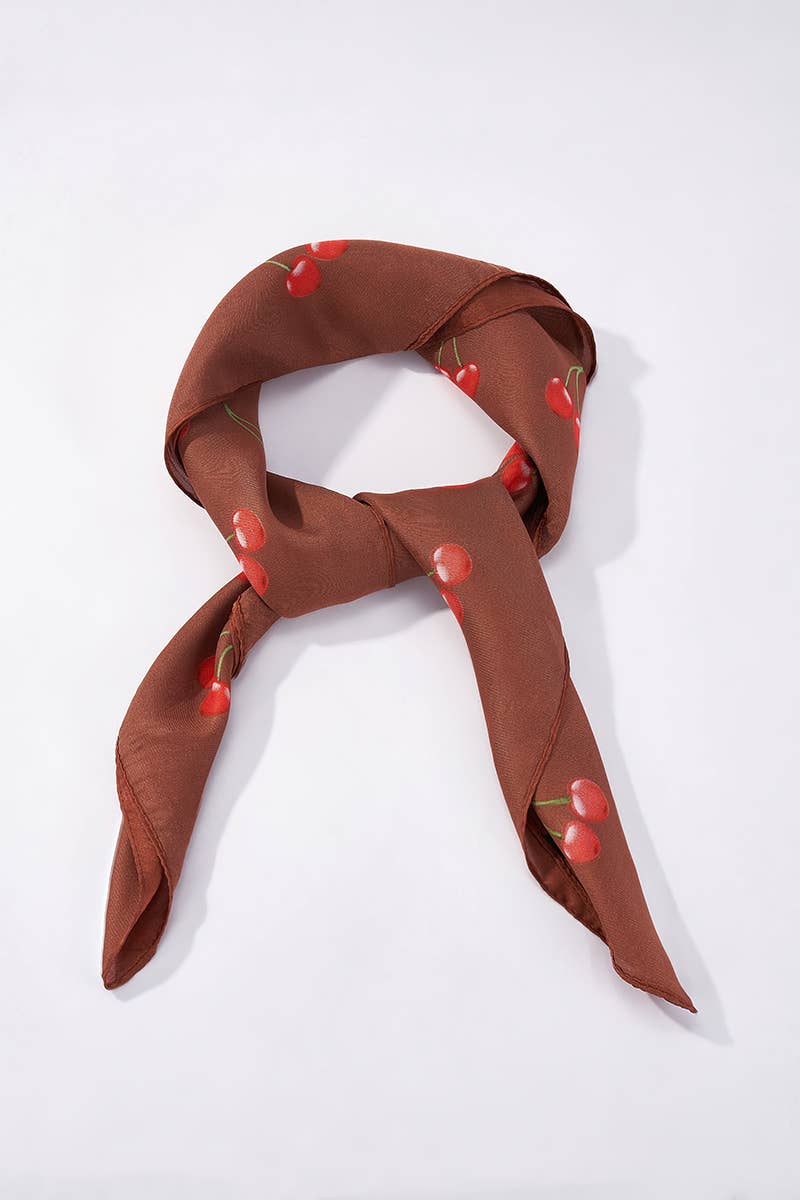 Patterned scarf 65 X 65 CM FL518DF