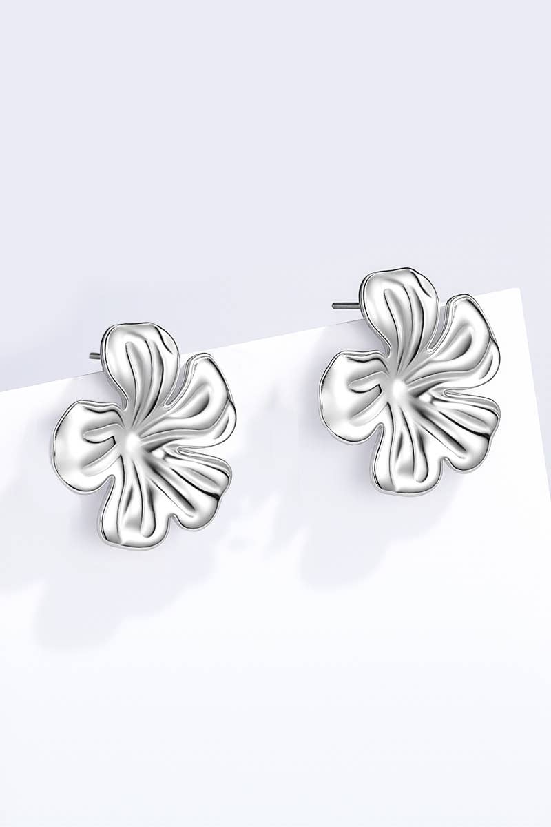 Stainless steel earrings 124AQ510