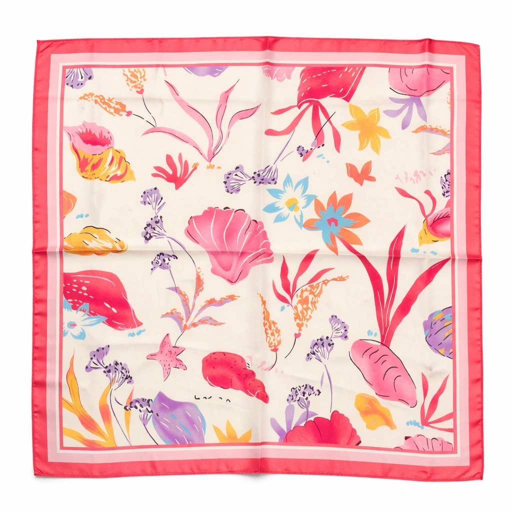 Patterned scarf 65 X 65 CM FL348DF