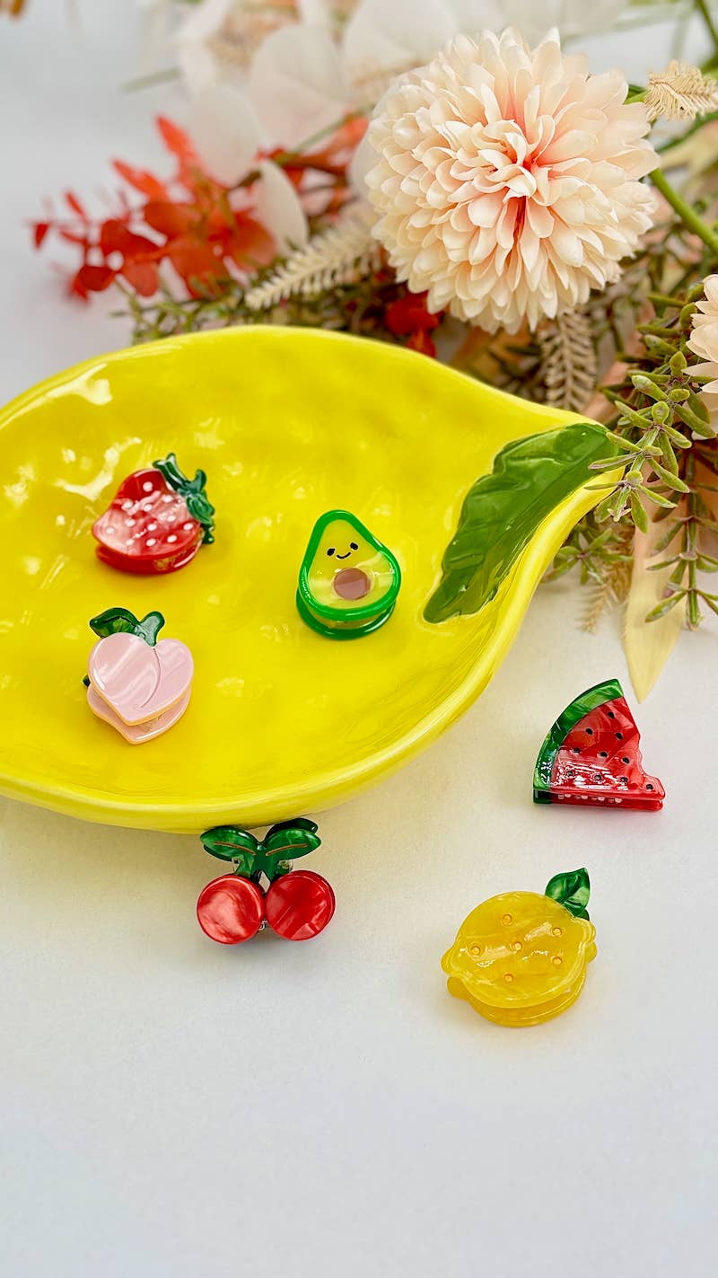 3cm fruit mini hair clip YH41