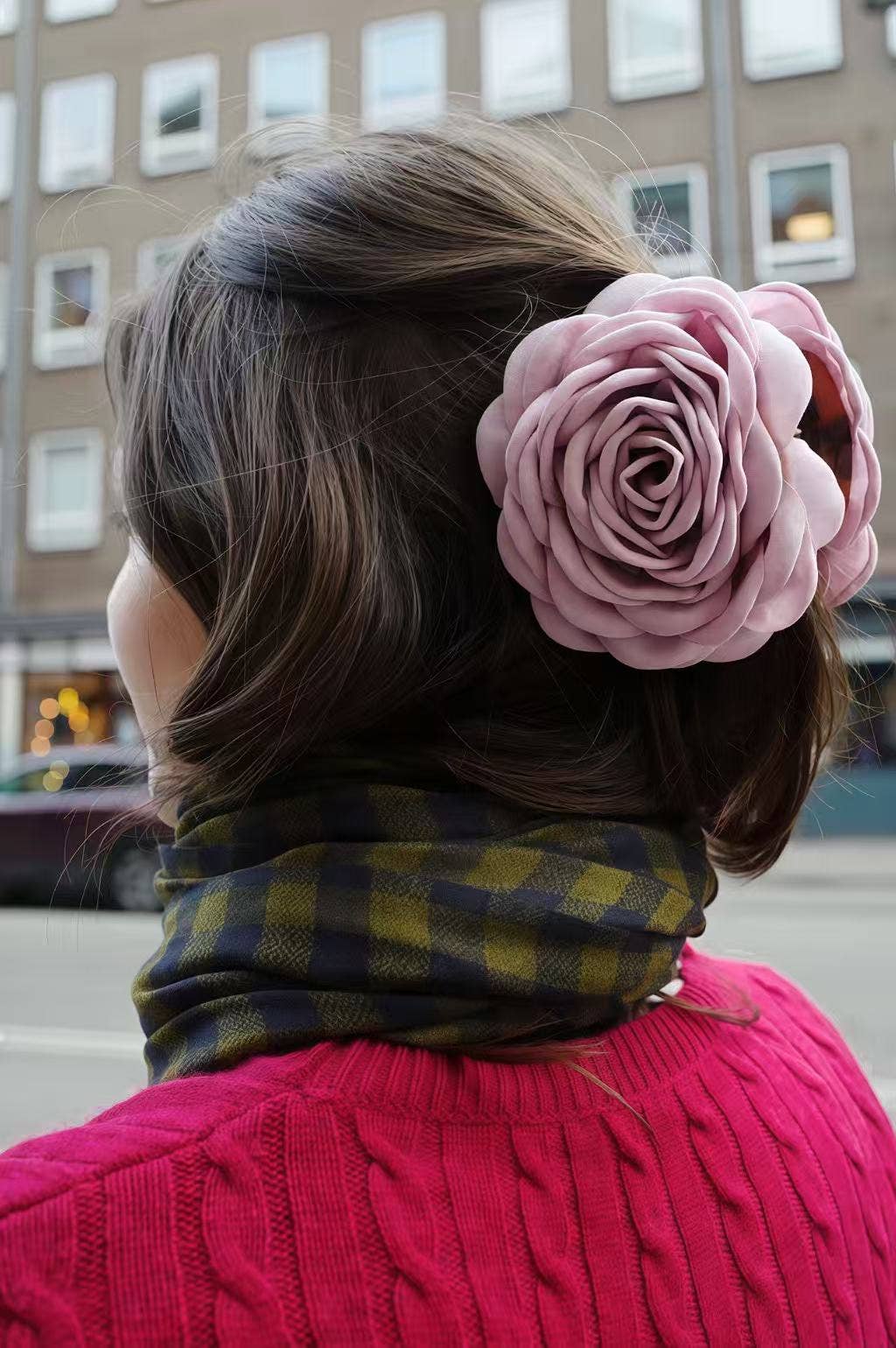 ZE24 flower-shaped hair clip