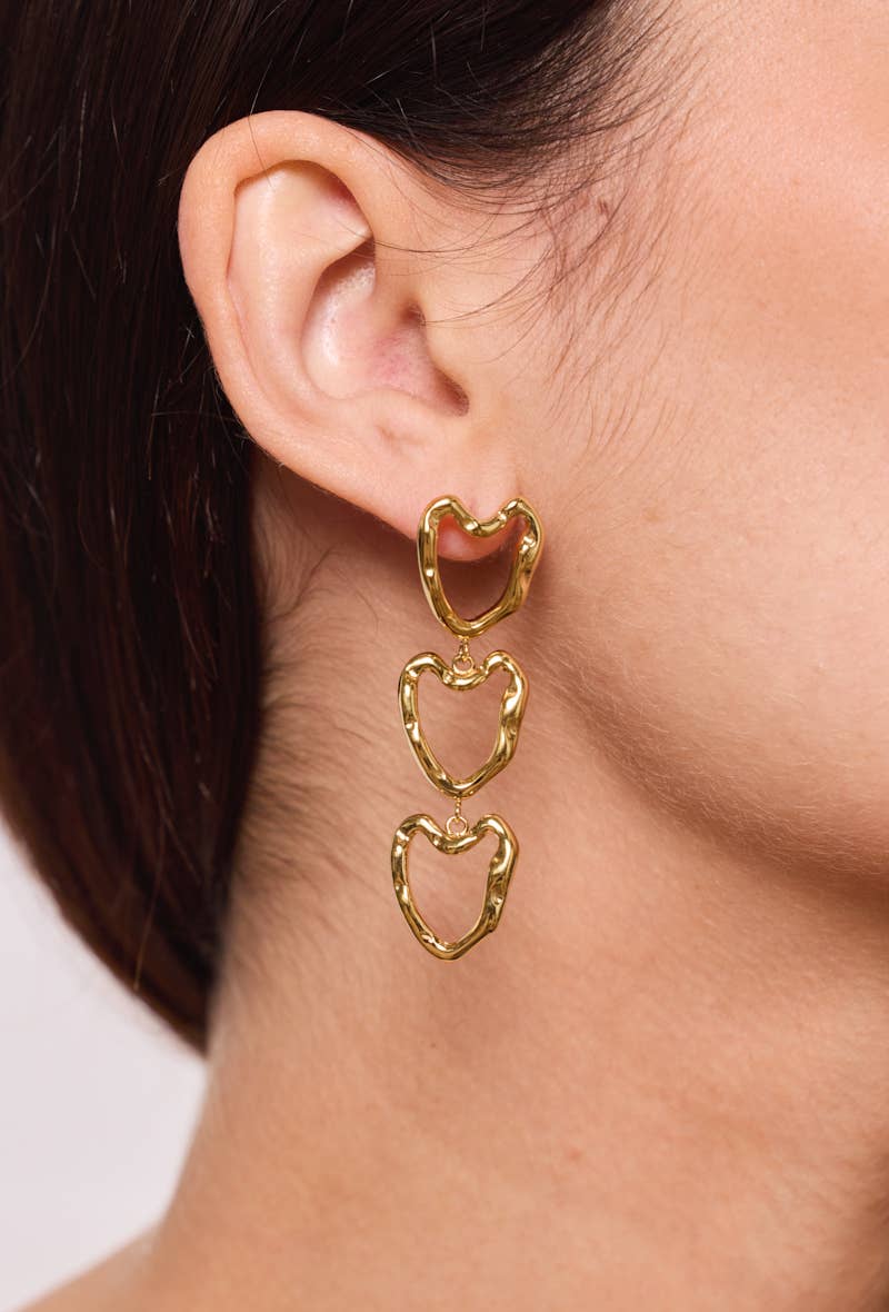 Boucles d'oreilles en acier inoxydable 124AQ352