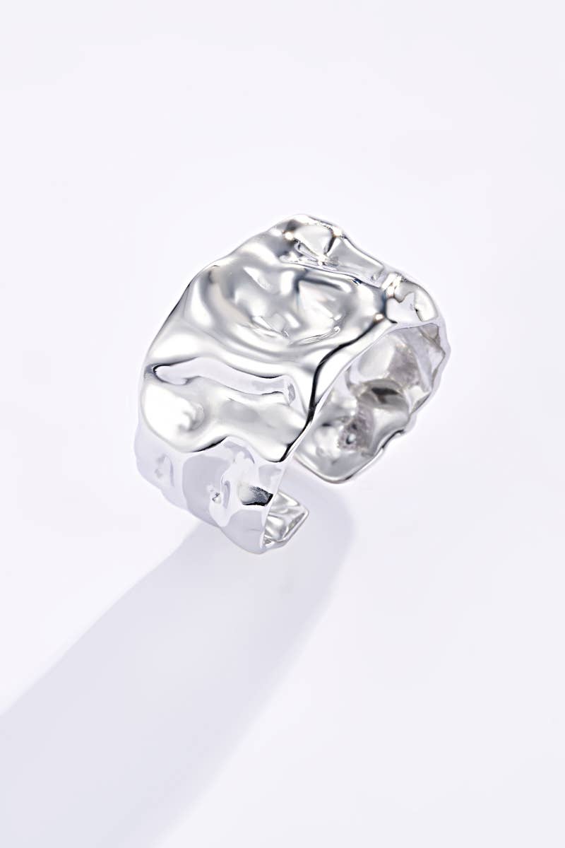 Bague texturée en acier inoxydable 424RX22