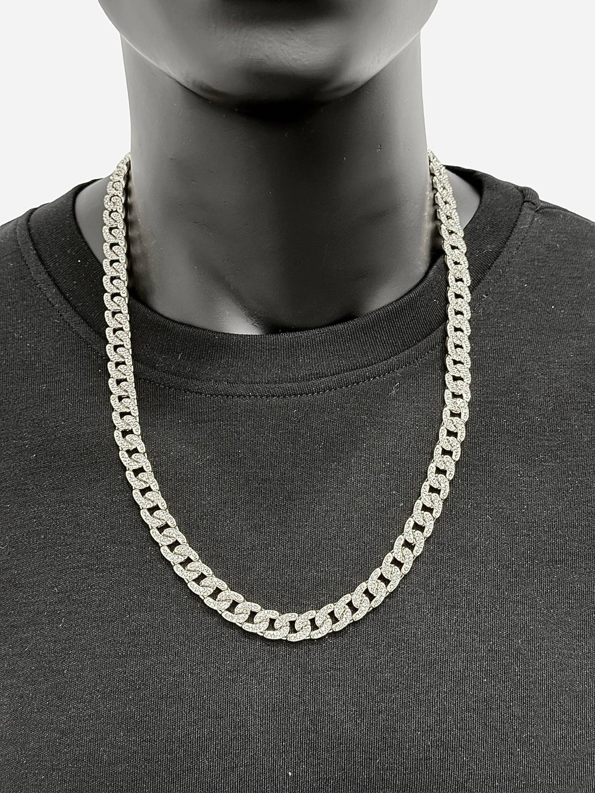 Stainless steel necklace 2K070809-LARGE